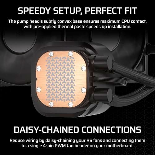 Corsair NAUTILUS RS Water 240mm 74.37 CFM Black image