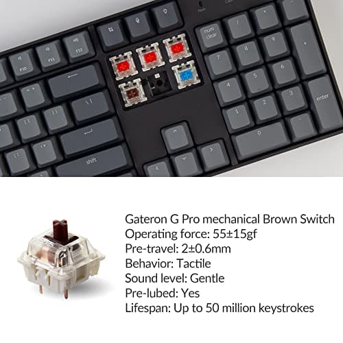 Keychron K10 RGB Bluetooth/Wired Hot-swappable Standard Mechanical Keyboard image
