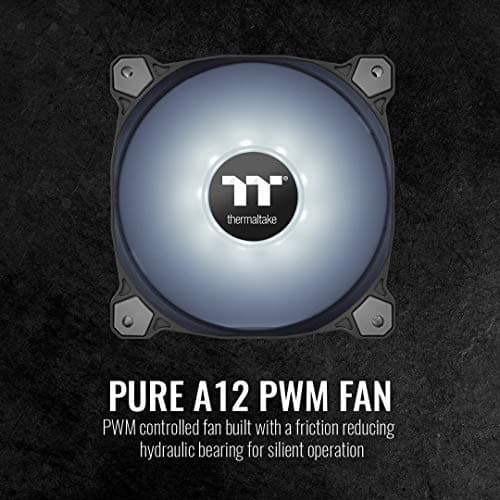 Thermaltake Pure A12 120mm Black PWM White LED 1-Pack image