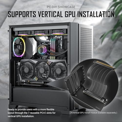 Antec P20C ATX Mid Tower Black Tempered Glass Side Panel USB 3.2 Gen 2 Type-C USB 3.2 Gen 1 Type-A image