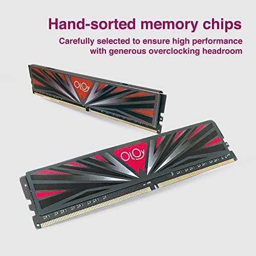 OLOy MD4U082417BBSA Red / Black DDR4-2400 CL17 8GB (1x8GB) image