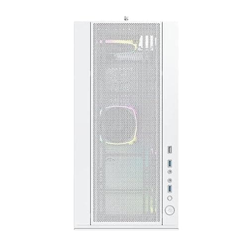 Montech SKY TWO ATX Mid Tower White Tempered Glass image