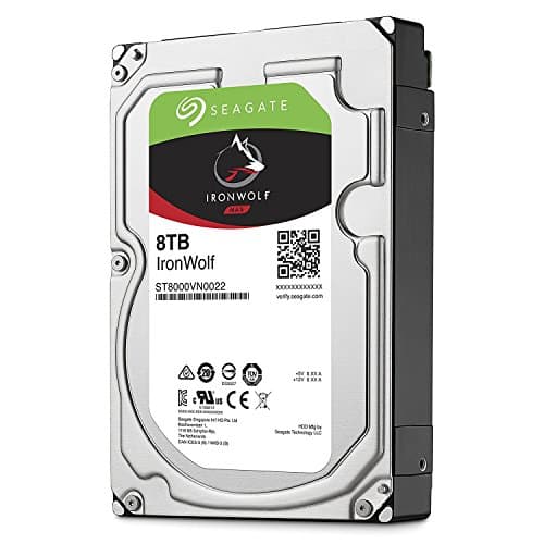 Seagate IronWolf 8TB NAS Internal Hard Drive HDD – 3.5 Inch SATA 6Gb/s 7200 RPM 256MB Cache for RAID Network Attached Storage main image