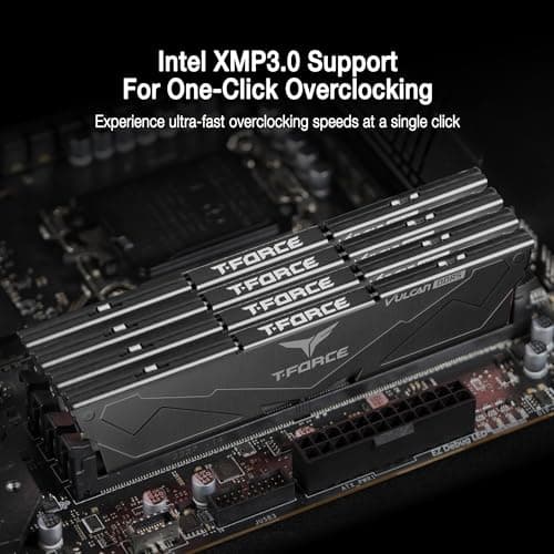 TEAMGROUP T-Force Vulcan Black DDR5-6000 CL38 32GB (2x16GB) image