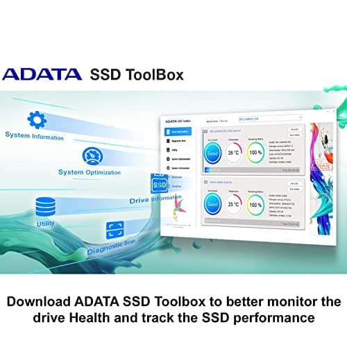 ADATA Legend 800 1TB SSD M.2-2280 PCIe 4.0 X4 NVMe image