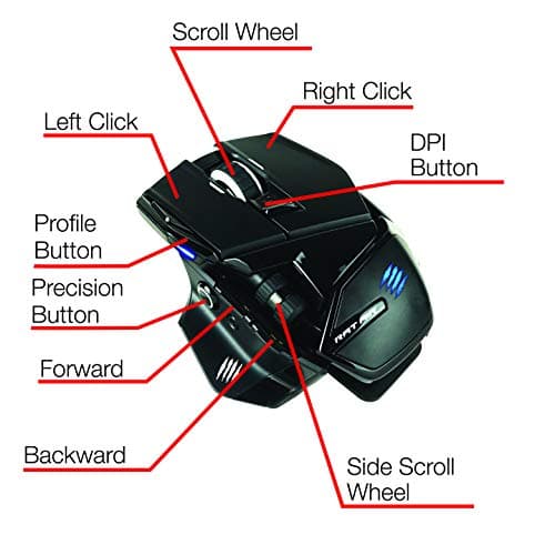 Mad Catz R.A.T. Air Wired/Wireless Optical Mouse image