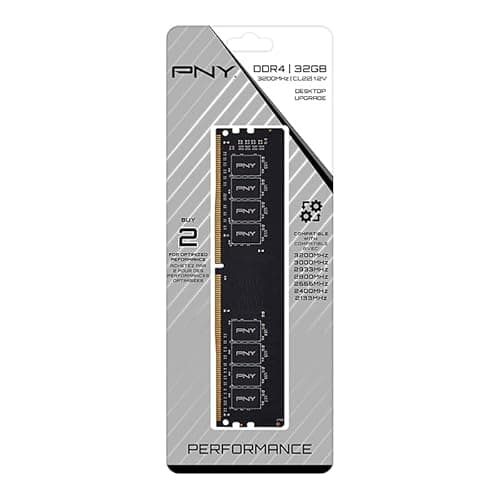 PNY Performance Black DDR4-3200 CL22 32GB (1x32GB) image
