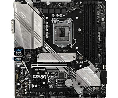 ASRock B365M PRO4 LGA1151/ Intel B365/ DDR4/ Quad CrossFireX/ SATA3&USB3.1/ M.2/ A&GbE/ MicroATX Motherboard image