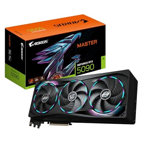 Gigabyte AORUS MASTER GeForce RTX 5090 32GB GDDR7 Black main image