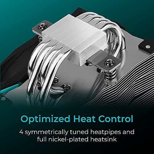 Iceberg Thermal IceSLEET G4 OC 58.5 CFM Air 156mm Black / Teal image