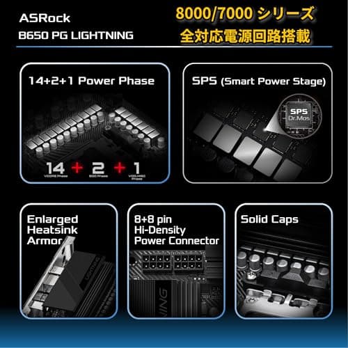 ASRock B650 PG LIGHTNING AM5 DDR5 ATX image