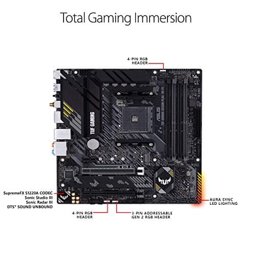 Asus B550 TUF GAMING B550M-PLUS (WI-FI) AM4 DDR4 Micro ATX image