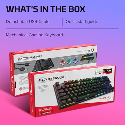 HP HyperX Alloy Origins Core RGB Wired Gaming Keyboard image