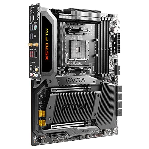 EVGA X570 FTW WIFI, 121-VR-A577-KR, AM4, AMD X570, PCIe Gen4, SATA 6Gb/s, Wi-Fi 6/BT5.2, USB 3.2 Gen2, M.2, ATX, AMD Motherboard image