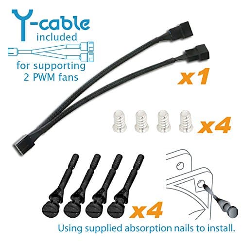 Titan TFD-12025H12ZP 120mm White/Blue PWM image