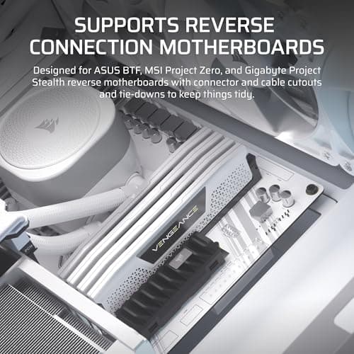 Corsair FRAME 4000D RS ARGB Modular Mid-Tower PC Case - White image