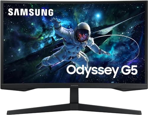 Samsung Odyssey G55C 32" 1440p 165Hz VA Curved Monitor image