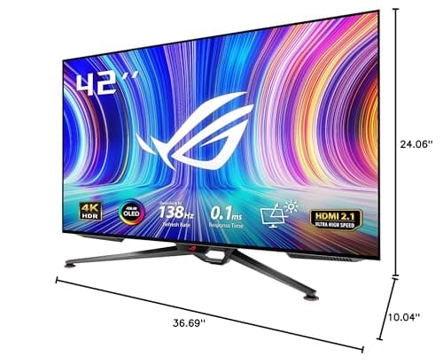 Asus ROG Swift OLED PG42UQ 41.5" 4K 138Hz OLED Monitor image