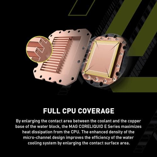 MSI MAG CORELIQUID E360 WHITE Water 360mm 75.04 CFM White image