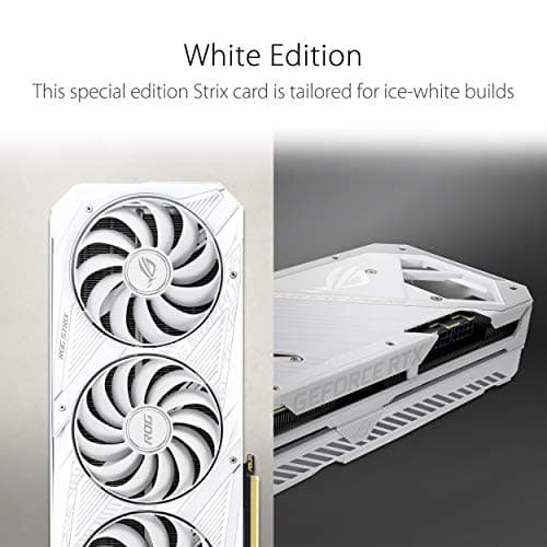 Asus ROG STRIX WHITE OC GeForce RTX 3090 24GB GDDR6X White / Black image