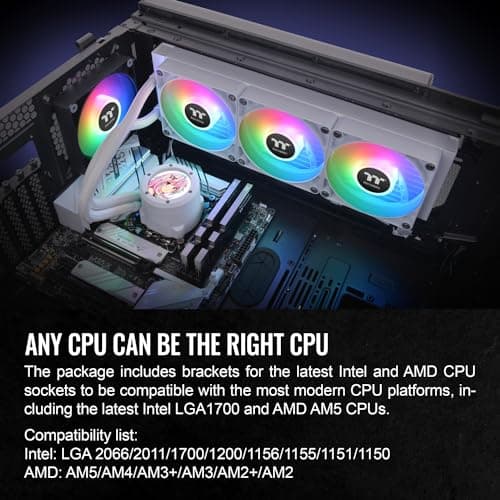 Thermaltake TH360 V2 Ultra Water 360mm White image