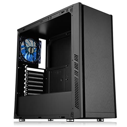 CiT Dark Star ATX Mid Tower Black with Acrylic Side Panel and USB 3.2 Gen 1 Type-A USB 2.0 Type-A image