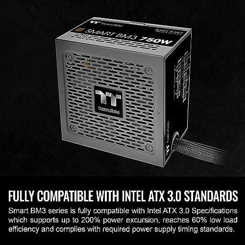 Thermaltake Smart BM3 Black ATX 750W Semi-Modular 80+ Bronze Certified image