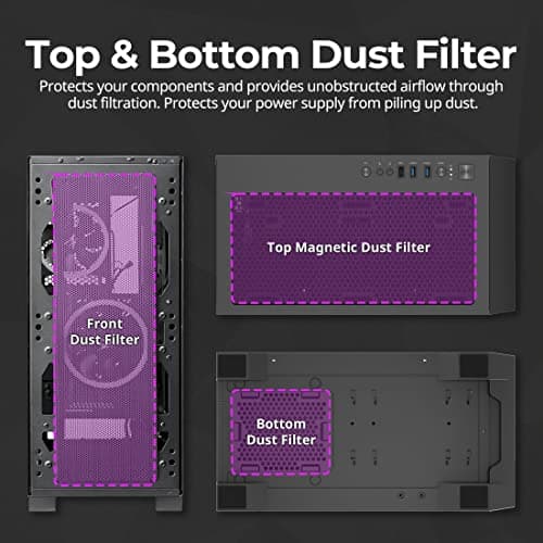 Zalman Z3 Iceberg ATX Mid Tower Black with Tempered Glass Side Panel and USB 3.2 Gen 1 Type-A / USB 2.0 Type-A image