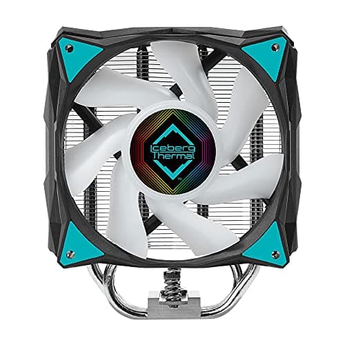 Iceberg Thermal IceSLEET G4 OC 58.5 CFM Air 156mm Black / Teal image