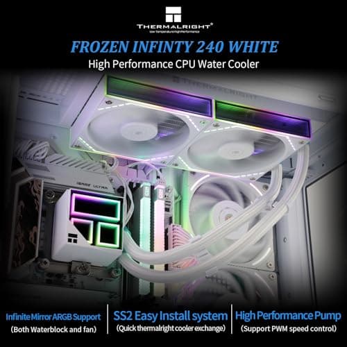 Thermalright Frozen Infinity Water 240mm ARGB White image