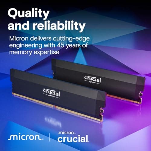 Crucial Pro Overclocking 32GB (2x16GB) DDR5 6000 CL36 Black image