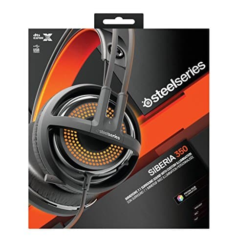SteelSeries Siberia 350 White/Black 7.1 Channel Gaming Headset image