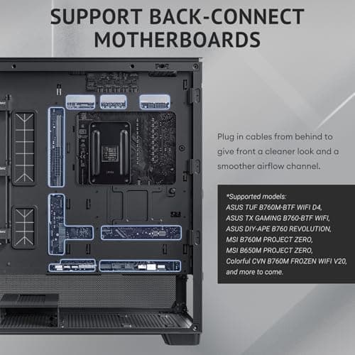 Antec FLUX ATX Mid Tower Black / Brown Tempered Glass Side Panel image
