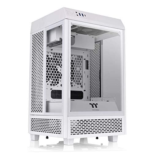 Thermaltake The Tower 100 Mini-ITX Tower Snow with Tempered Glass Side Panel and USB 3.2 Gen 2 Type-C, USB 3.2 Gen 1 Type-A main image