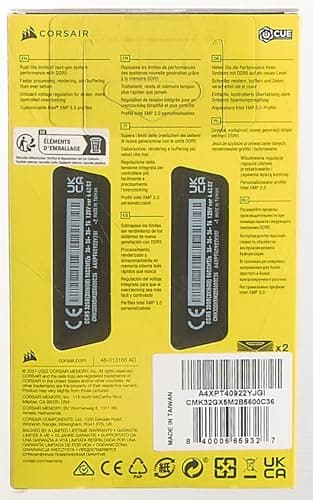 Corsair Vengeance Black DDR5-5600 CL36 32GB (2x16GB) image