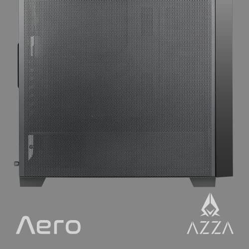 Azza Aero ATX Mid Tower Black Mesh Side Panel image