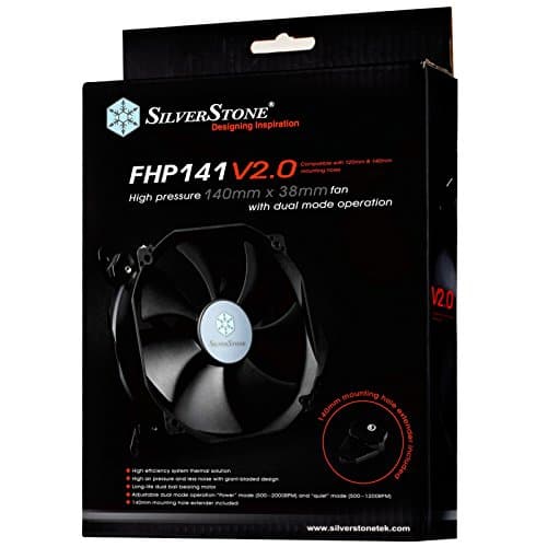 Silverstone FHP 140mm 171 CFM Black 1-Pack image