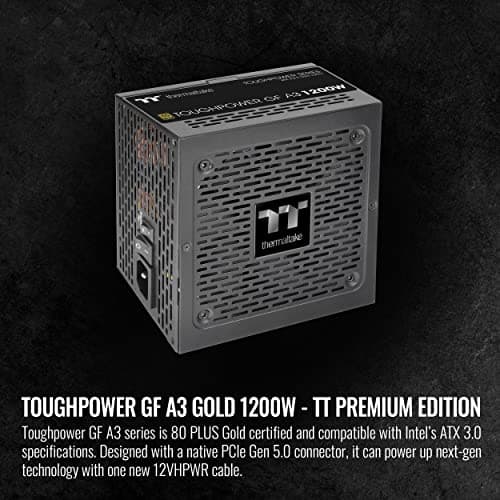 Thermaltake Toughpower GF A3 TT Premium Edition Black 1200W Fully Modular 80+ Gold image