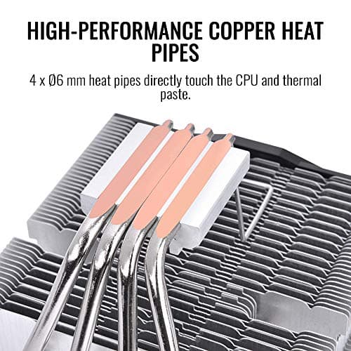 Thermaltake TOUGHAIR 110 Air 114mm 58.35 CFM Black / Silver image