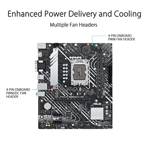 Asus B660 PRIME B660M-K D4 LGA1700 DDR4 Micro ATX image