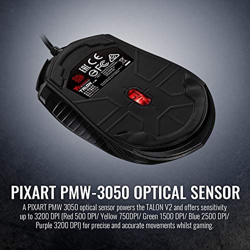 Thermaltake MOTLNWDOTBK01 Wired Optical Mouse image