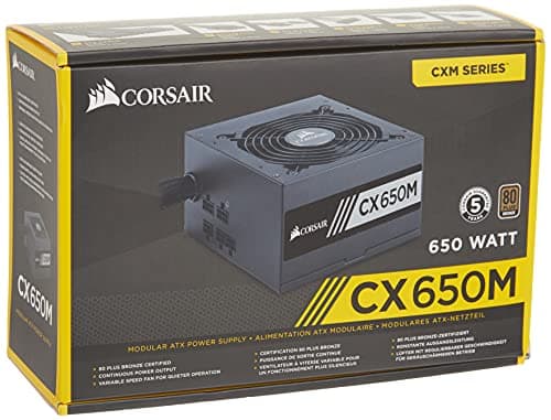 Corsair CX650M 650W 80+ Bronze Semi-Modular image