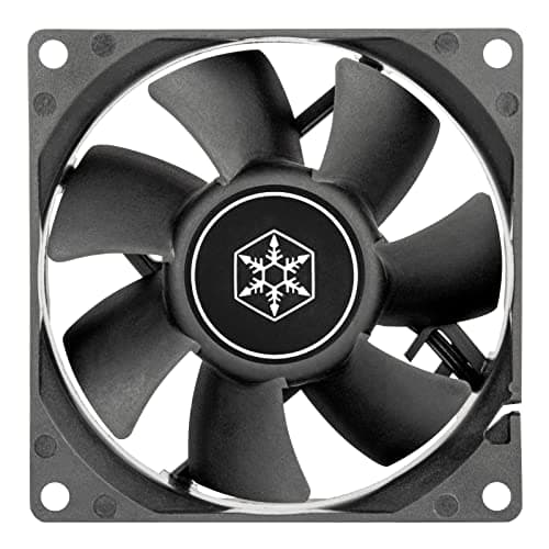 Silverstone FN80 80mm Black 27.81 CFM image