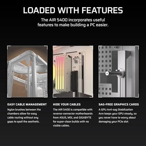 Corsair AIR 5400 RS-R ARGB White image