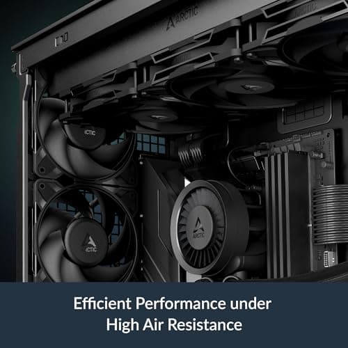 ARCTIC P12 Pro 120mm Black PWM 77 CFM image