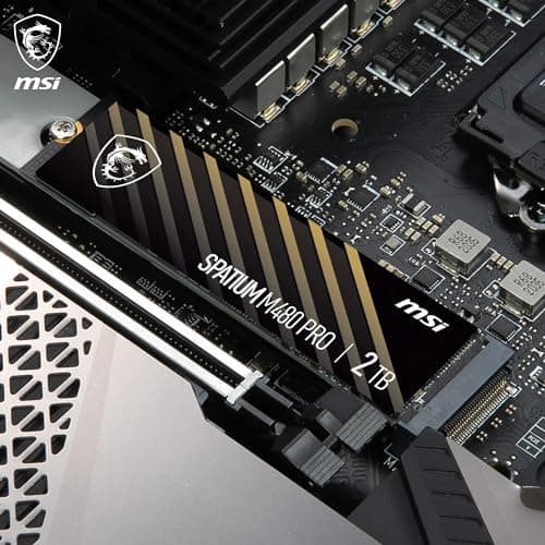 MSI SPATIUM M480 PRO 2TB M.2-2280 SSD PCIe 4.0 x4 NVMe image
