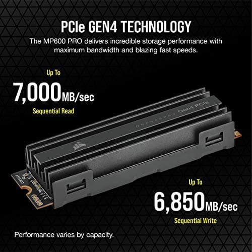Corsair MP600 PRO 1TB SSD M.2-2280 PCIe 4.0 X4 NVMe image