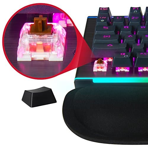 Rosewill NEON K75 RGB Kailh Brown Mechanical Wired Gaming Keyboard image
