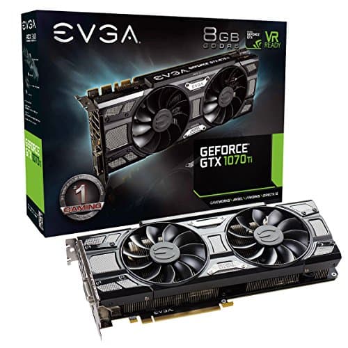 EVGA SC GAMING ACX 3.0 Black Edition GeForce GTX 1070 Ti 8GB GDDR5 Black image