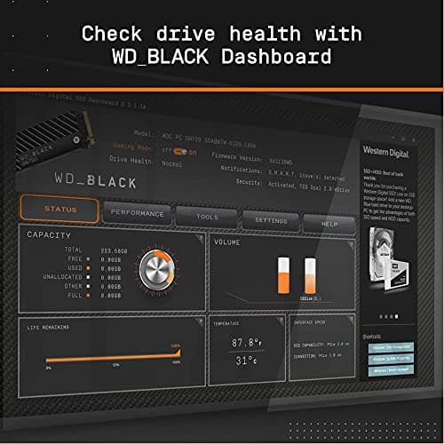 Western Digital Black SN850 2TB SSD M.2 PCIe 4.0 NVMe image